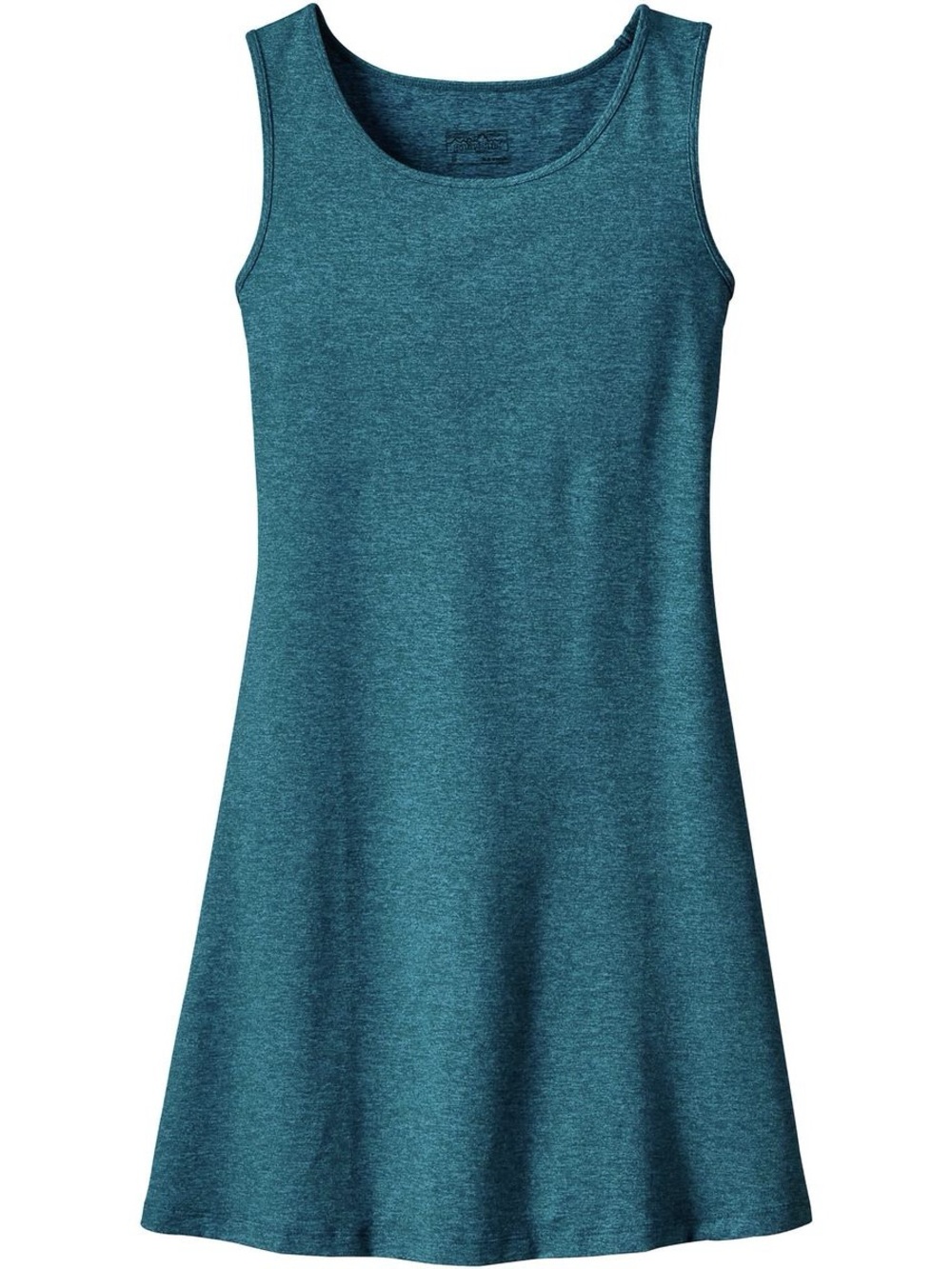 Patagonia Seabrook Sleeveless Travel Dress Size Large Heathered Teal Green